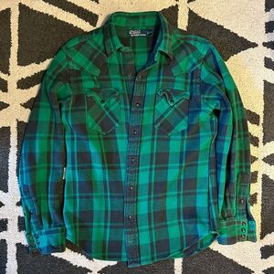 Polo by Ralph Lauren Flannel Western Shirt
